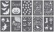 halloween deluxe craft stencils pack logo