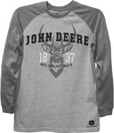 👕 детская одежда серого цвета от john deere логотип