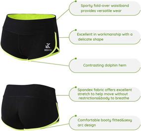 img 1 attached to 🏃 Kipro Women's Active Shorts - Performance Sports Yoga Booty Shorts for Running, Gym, and Workout