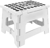 kikkerland rhino step stool white logo