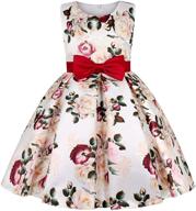 👗 charming wedding dresses with festive printed designs for girls' clothing logo