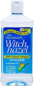 img 2 attached to 🌿 T.N. Dickinson's Witch Hazel 16 oz. Natural Astringent with Cotton Rounds - 100% Pure & Organic