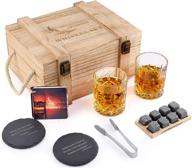 🎁 premium whiskey stones set: perfect gift for men on special occasions - birthday, wedding, anniversary, valentine's day, father's day, housewarming, and more! logo