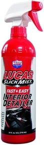 img 1 attached to Lucas Oil 10514-6PK Interior Detailer - 24 oz, (Case of 6): Fast-acting and Professional-grade Interior Cleaner and Protector