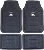 🚗 plasticolor honda weatherpro 4 pc. floor mat set: ultimate protection for your honda logo