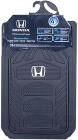 img 2 attached to 🚗 Plasticolor Honda Weatherpro 4 Pc. Floor Mat Set: Ultimate Protection for Your Honda