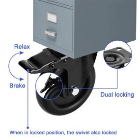 img 2 attached to GloEra Lockable Swivel Caster with Increased Capacity