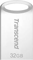 💾 transcend 32gb jetflash 710 usb 3.1/3.0 flash drive (ts32gjf710s), silver: high-speed data transfer and stylish storage solution логотип