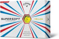 callaway supersoft golf balls yellow logo