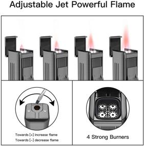 img 2 attached to Butane Lighter Refillable Pocket Windproof