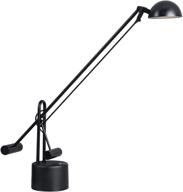 💡 premium black led desk lamp: lite source ls-306blk halotech - 29-inch, 8w логотип