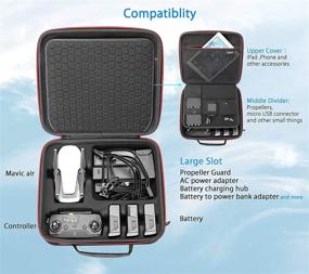img 2 attached to RLSOCO Carrying Case for DJI Mavic Air: Optimal Protection and Portability