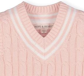 img 3 attached to Hop on Style: Hope Henry Boys V Neck Sweater for Boys' Fashionable Sweaters