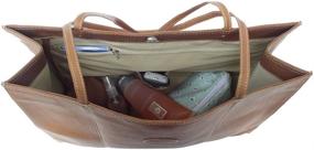img 1 attached to Шикарные и функциональные женские сумки и кошельки Piel Leather Market Saddle: Ваш стильный спутник для ношения всех вещей