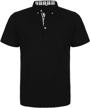 white polos short sleeve breathable men's clothing in shirts logo
