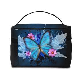 img 2 attached to Maximize Your Makeup Storage with the Butterfly Makeup Organizer Cosmetic Toiletry