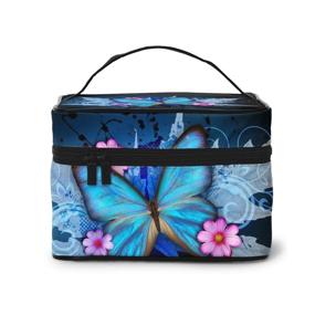 img 4 attached to Maximize Your Makeup Storage with the Butterfly Makeup Organizer Cosmetic Toiletry