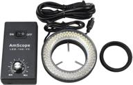 amscope led-144-yk 144-led microscope ring light: enhanced illumination for optimal viewing logo