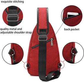 img 3 attached to 🎒 Versatile Shoulder Backpack Crossbody - Ideal for Travel, Outdoors, and Day-to-Day Adventures
