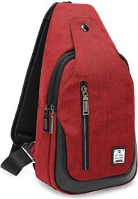 img 4 attached to 🎒 Versatile Shoulder Backpack Crossbody - Ideal for Travel, Outdoors, and Day-to-Day Adventures