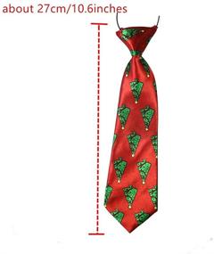 img 3 attached to Christmas Neckties BandsAdjustable Festival Accessories