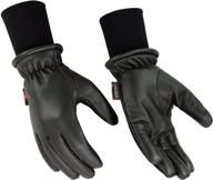 leather motorcycle 🧤 glove with enhanced anti-hugging abilities logo