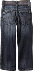 img 1 attached to 👖 Lee Boys' Dungarees: Belted Slim Straight Leg Jean - Comfort and Style Combined