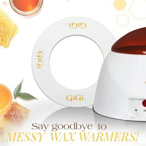 img 2 attached to 🧼 GiGi Clean Collars for 14-Ounce Wax Warmers: 20-Pack for Mess-Free Waxing