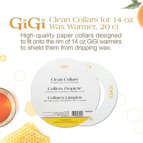 img 3 attached to 🧼 GiGi Clean Collars for 14-Ounce Wax Warmers: 20-Pack for Mess-Free Waxing