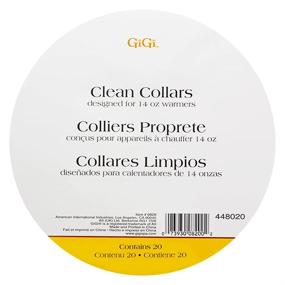 img 4 attached to 🧼 GiGi Clean Collars for 14-Ounce Wax Warmers: 20-Pack for Mess-Free Waxing