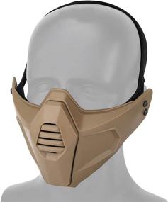 img 3 attached to Jadedragon Dual-Mode Tactical Airsoft Mask: Ideal for Airsoft Paintball, Halloween, Cosplay, Costume Party, and Movie Props