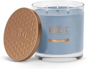 img 4 attached to 🕯️ Enhance Your Space with Root Candles 3-Wick Hive Scented Beeswax Blend Candle: Mineral Salts, 12-Ounce