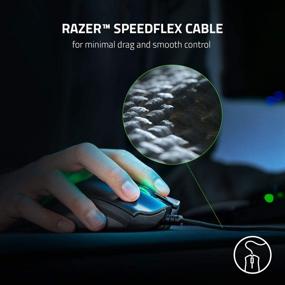 img 1 attached to Улучшенная игровая мышь Razer DeathAdder V2: продвинутый оптический сенсор с разрешением 20K DPI - самые быстрые переключатели мыши 🖱️ - яркое подсветка Chroma RGB - 8 настраиваемых кнопок - усовершенствованные резиновые боковые накладки - элегантный классический черный