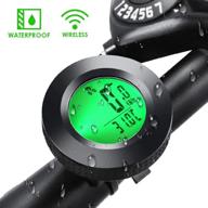 🚴 bike computer wireless 3 color backlight speedometer | upgraded bracket | lcd power meter | waterproof odometer logo