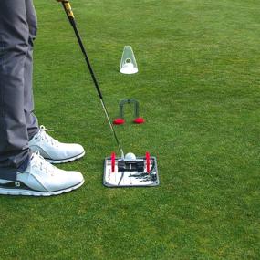 img 2 attached to 🏌️ Master your putting technique with the PuttOut Putting Mirror Trainer and Alignment Gate