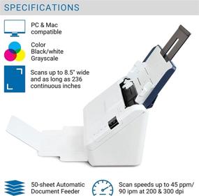 img 2 attached to 🖨️ Xerox D35 Color Scanner: Powerful USB Scanner for PC/Mac with Network Capability