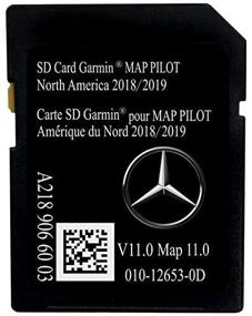 img 1 attached to 🚗 2019 Mercedes Navigation SD Card A2189066003: Latest Update with Anti Fog Rearview Mirror Film & Key Chain