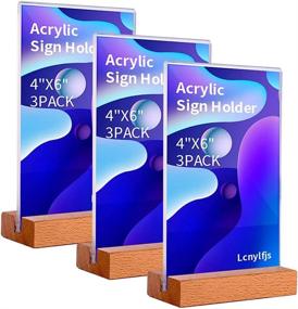 img 4 attached to 📋 Acrylic Restaurant Signs Display