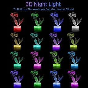 img 3 attached to 🧜 Mermaid Gifts for Girls: Stocking Stuffers Mermaid Night Light Remote with 16 Colors Changing - Perfect Mermaid Decor 3D Bedside Lamps for Girls Room - Ideal Mermaid Toys for Kids Christmas Birthday Gift