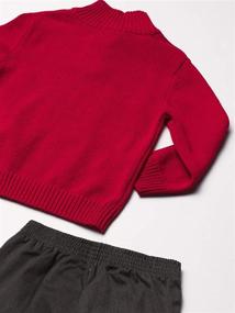 img 3 attached to Nautica Boys 2-Piece Quarter Zip Sweater and Pants Set: Stylish and Comfortable Outfits for Kids