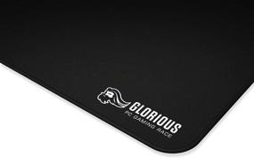 img 2 attached to Glorious 3XL Extended Gaming Mouse Mat/Pad - Large, Wide (3XL Extended) Black Cloth Mousepad, Stitched Edges, 24x48 inches (G-3XL)