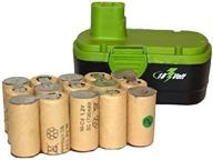 🔋 high capacity 18 volt sub c nicd batteries - 15 pcs pack assembly - 1700 mah logo