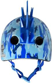 img 2 attached to 🦈 Raskullz Sharkmo Blue Kid's Helmet, Ages 5 and up, One Size