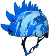 🦈 raskullz sharkmo blue kid's helmet, ages 5 and up, one size logo