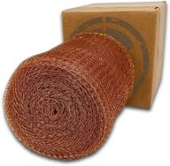 🔥 copper mesh roll - coldbreak mesh030 - 100% pure copper - usa made - 5 inches x 30 feet logo