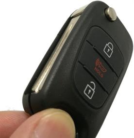 img 2 attached to 🔑 Protective Key Fob Cover Case for 2010-2014 Kia Soul Sportage Keyless Entry Remote