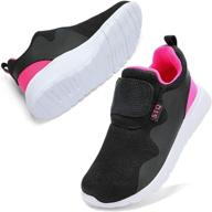 👟 stq kids athletic running shoes - boys girls non-slip tennis sneakers for sports outdoors (little kid/big kid) логотип