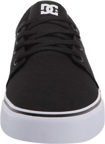 img 3 attached to DC Trase Skate Black White Men's Shoes