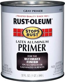 img 2 attached to 🔥 Rust-Oleum 8781502 Stops Rust Flat Aluminum Primer - High-Quality 32 Fl Oz Can for Ultimate Protection