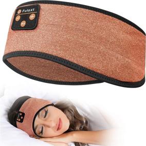 img 4 attached to Lavince Sleep Headband with Bluetooth, Soft Sleeping Headphones for Long Time Play, Built-in Speakers for Sleep, Workout, Running, Yoga, Travel